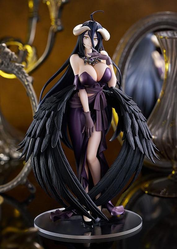 Albedo Girl In A Violet Dress & Black Wings POP UP PARADE Sexy Anime Figure