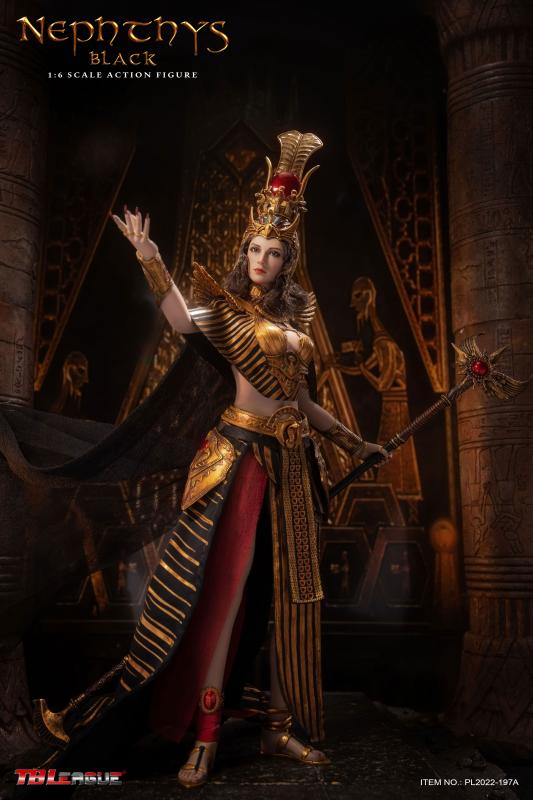 Egyptian Nephthys The Mistress of the House In A Black Outfit Sixth Scale Collector Figure