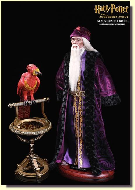 Albus Dumbledore and Fawkes the Phoenix The Harry Potter and the Sorcerers Stone Sixth Scale Harry Potter Figure