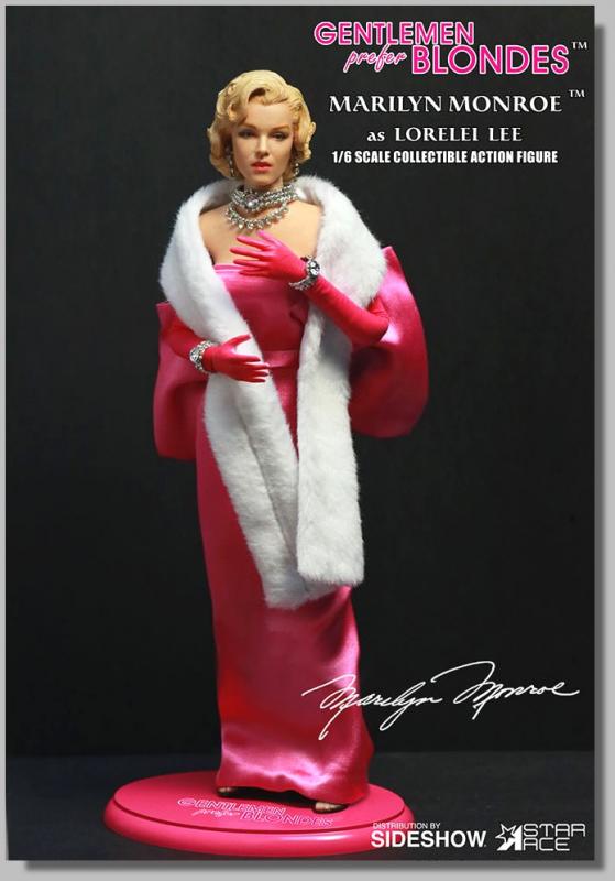 Marilyn Monroe Lorelei Lee Pink Dress Sixth Scale Collectible Figure