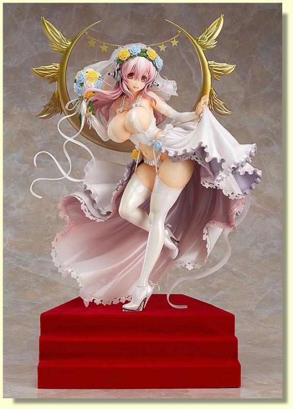 Super Sonico In The 10th Anniversary Wedding Gown Anime Figure