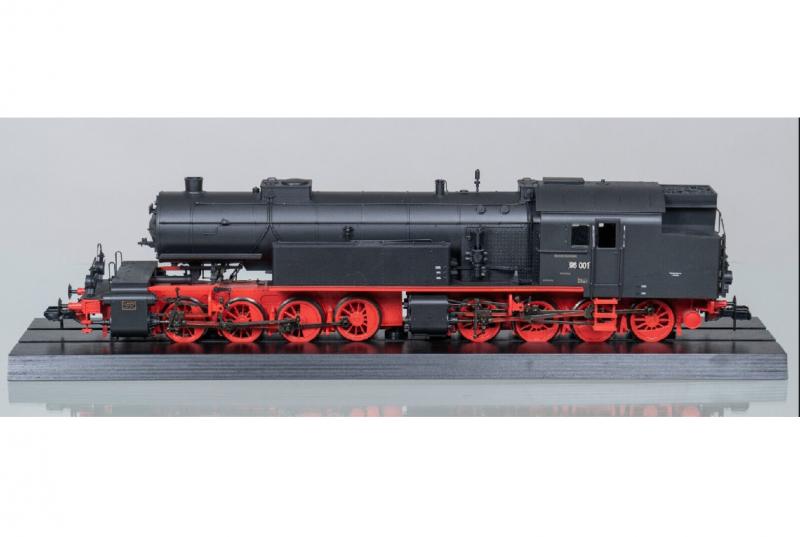 Deutsche Reichsbahn-Gesellschaft DRG #96 001 Number 1 Scale BLACK Class Gt 96 2x4/4 Heavy Freight WA 0-8-8-0T Two Pressure Cylinder Articulated Steam Locomotive DCC & ESUSound 4