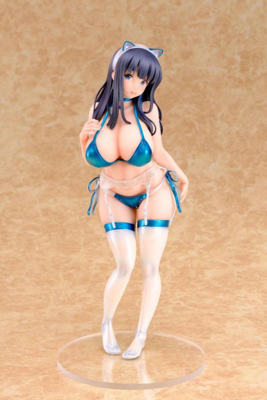 Sakura Kaede Kareshi In A Blue Negligée Sexy Anime Figure