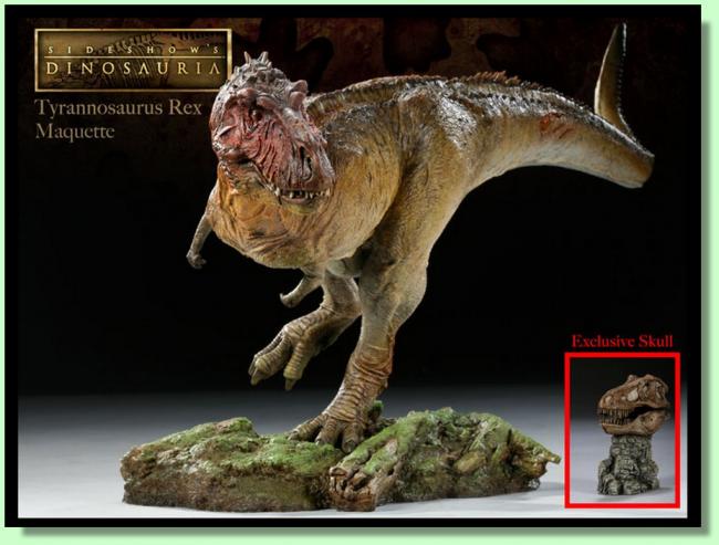 Tyrannosaurus Rex The Dinosauria Collectible Exclusive Maquette  pravěký svět