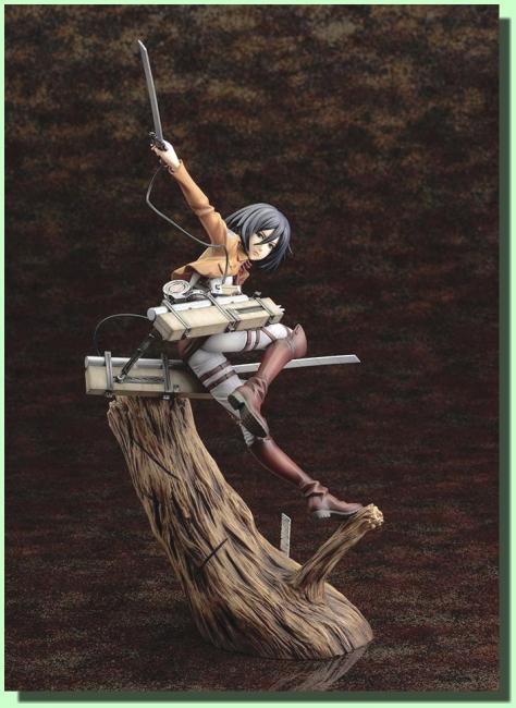 Mikasa Ackerman Fighter ARTFXJ Statue