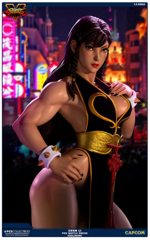 CHUN LI The BATTLE DRESS Exclusive Third Scale Collectible Statue