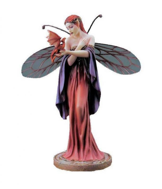 Winged Things The Fairy & Little Dragon Premium Figure Diorama dráček a dívka soška