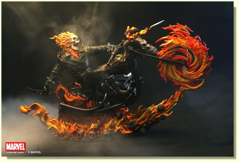 Ghost Rider The Marvel Comics Exclusive Premium Quarter Scale Collectibles Statue
