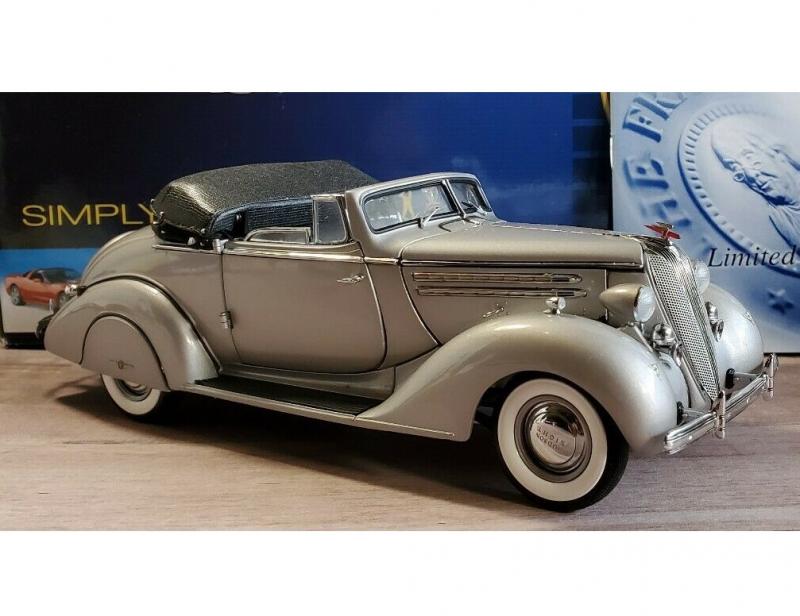 Hudson Eight 1936 Cabriolet The 25th Anniversary Silver 1/24 Die-Cast Vehicle