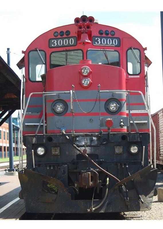 Delaware Lackawanna DL #3000 HO Red Grey Stripes Scheme Class M630 Road-Switcher Diesel-Eletric Locomotive DCC & LokSound