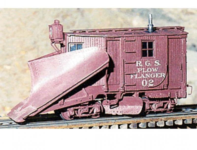 Rio Grande Southern Railroad #02 HOn3 Maintenance-of-Way Plow Flanger For Model Railroaders Inspiration