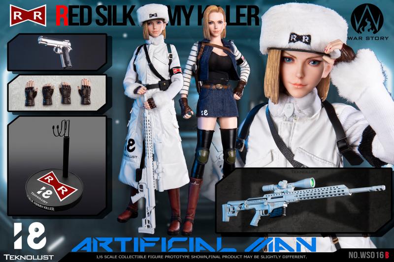 Red Silk The Sexy Army Killer Female Deluxe Sixth Scale Figure