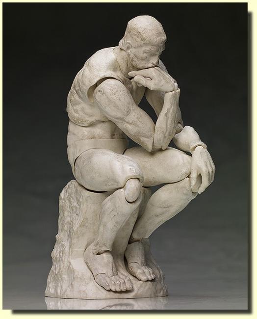 The Thinker White Plaster The Table Museum figma Action Figure