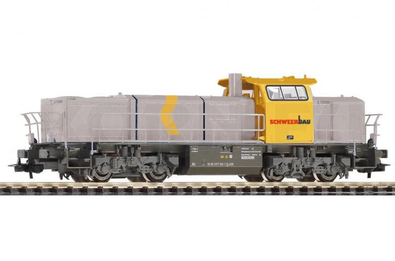 Schweerbau #1277 031-1 HO Grey Yellow G 1700BB Diesel-Eletric Locomotive DCC Ready