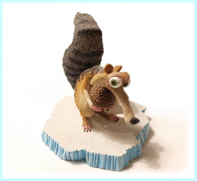 Scrat The Ice Age Squirrel Statue  Doba ledová