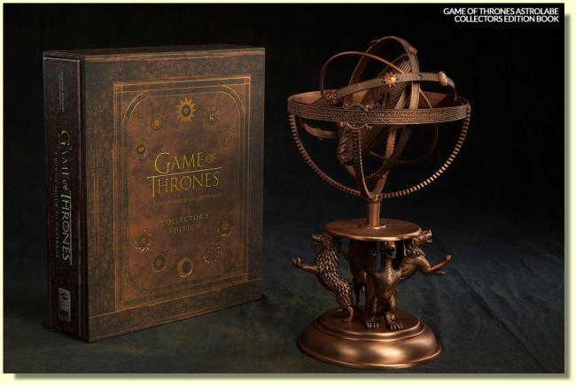 ASTROLABE & The Pop-Up Guide to Westeros Book Game of Thrones Collectors Edition  hra o Trůny 