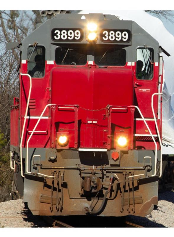 Carolina Piedmont Railroad CPDR #3899 Red Scheme Class EMD GP38-2 Road-Switcher Diesel-Electric Locomotive for Model Railroaders Inspiration