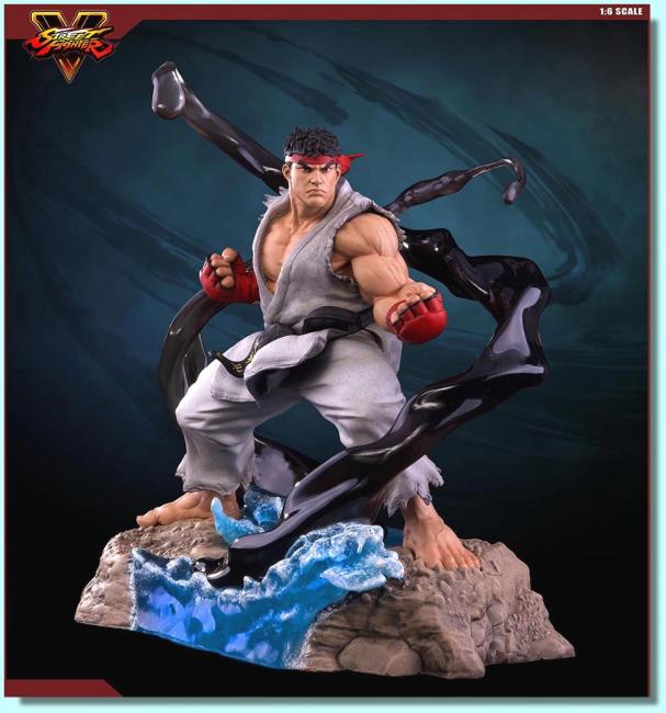 Ryu Street Fighter Red Tape Sixth Scale Exclusive Statue