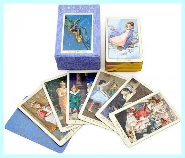 Victorian Romantic Tarot MINI Deck (78 karet a krabička)