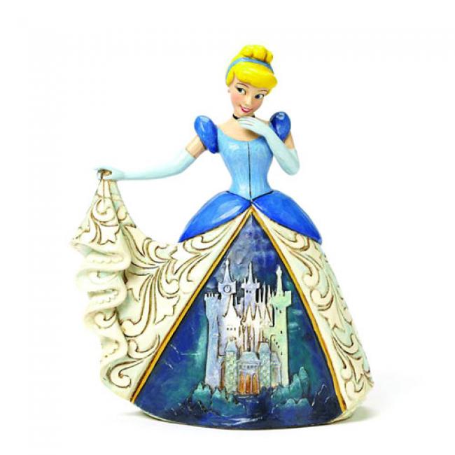 Cinderella In Castle Dress Disney Statue  Popelka soška