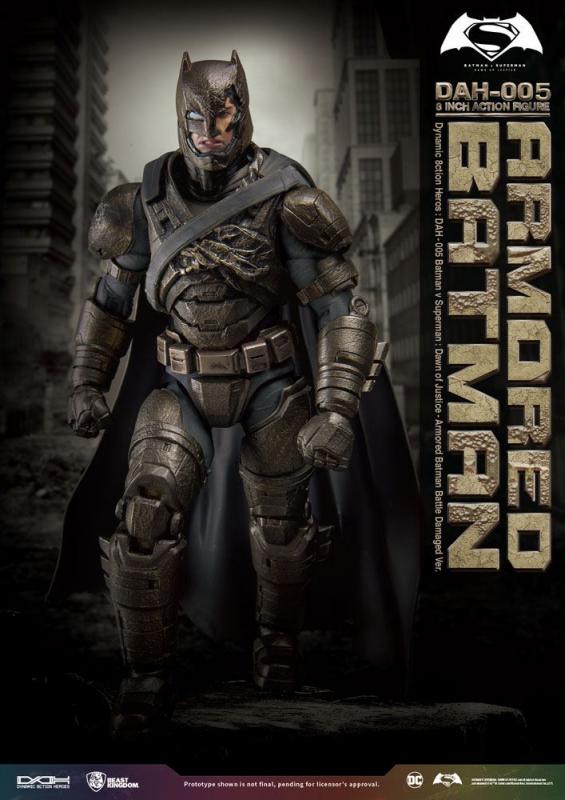 Armored Batman Battle Damage Dynamic 8ction Heroes Action Figure