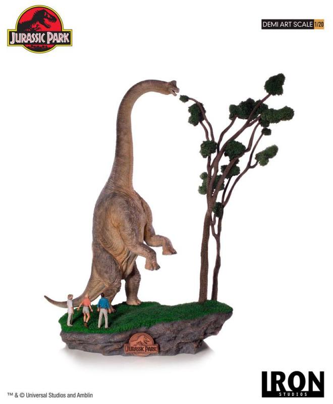 Welcome to Jurassic Park The Brachiosaurus & Paleontologists  Demi Art Scale 1/20 Statue Diorama