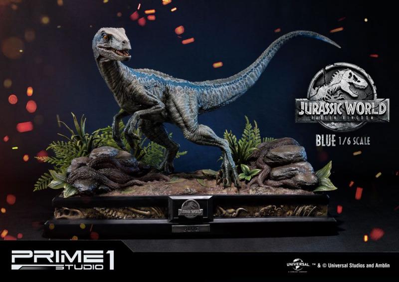Blue The Velociraptor Jurassic World Fallen Kingdom Sixth Scale Statue 2 pravěký svět 