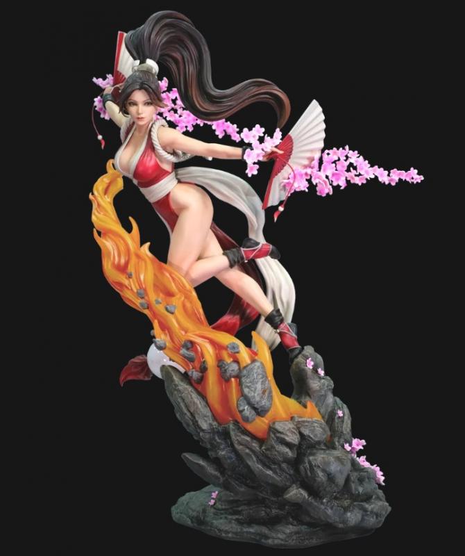 Mai Shiranui The King of Fighters Quarter Scale Premium Collectible Statue Diorama