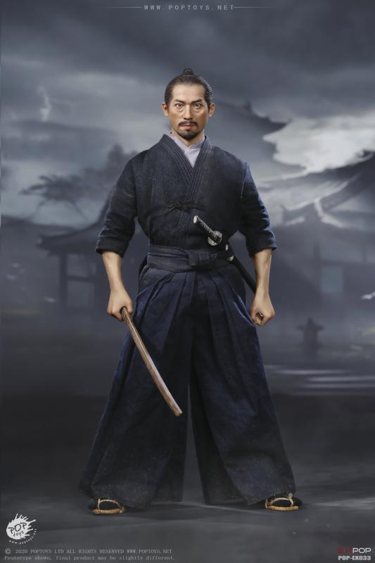 Brave Samurai UJIO In A Kendó Posture The Edo Warrior Sixth Scale Collectible Figure