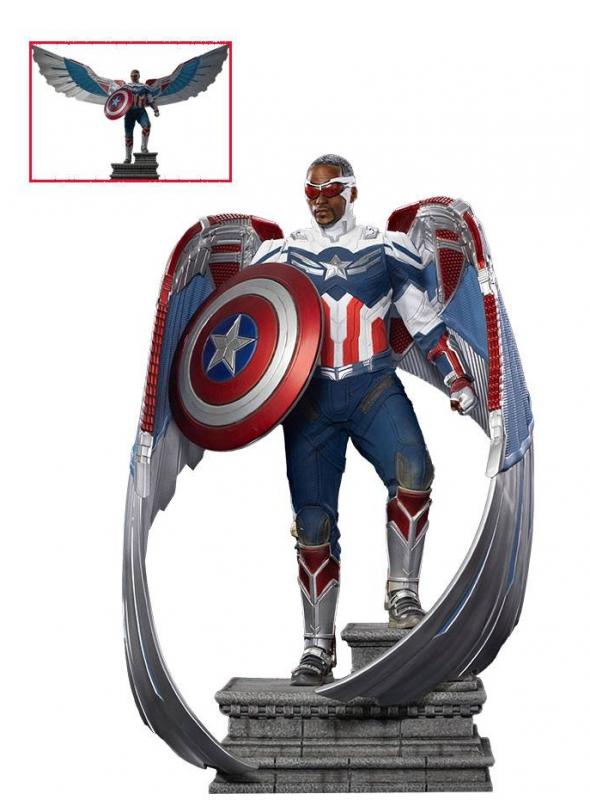 Captain America Sam Wilson The Falcon and the Winter Soldier Legacy Replica Quarter Scale Statue 