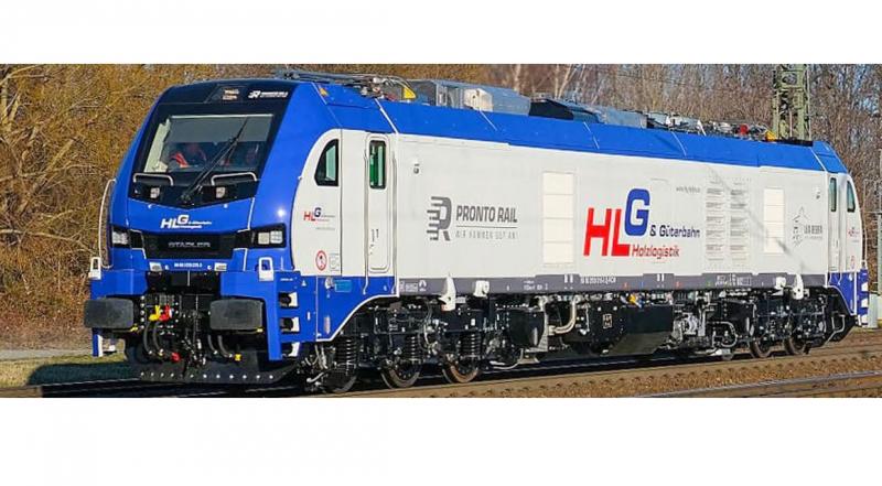 Holzlogistik & Güterbahn HLG GmbH #2159 216-1 HO Class 159 Stadler Euro 6000 EURODUAL (Diesel-) Multi- Electric Locomotive DCC & Sound