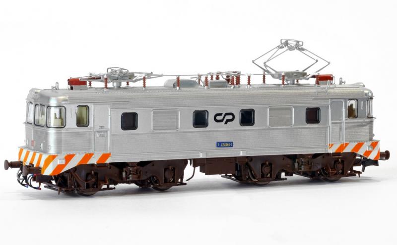 Comboios de Portugal CP #0-272560-2 HO Orange Strpes Grey Class 2550 Electric Locomotive AC/DC DCC Ready