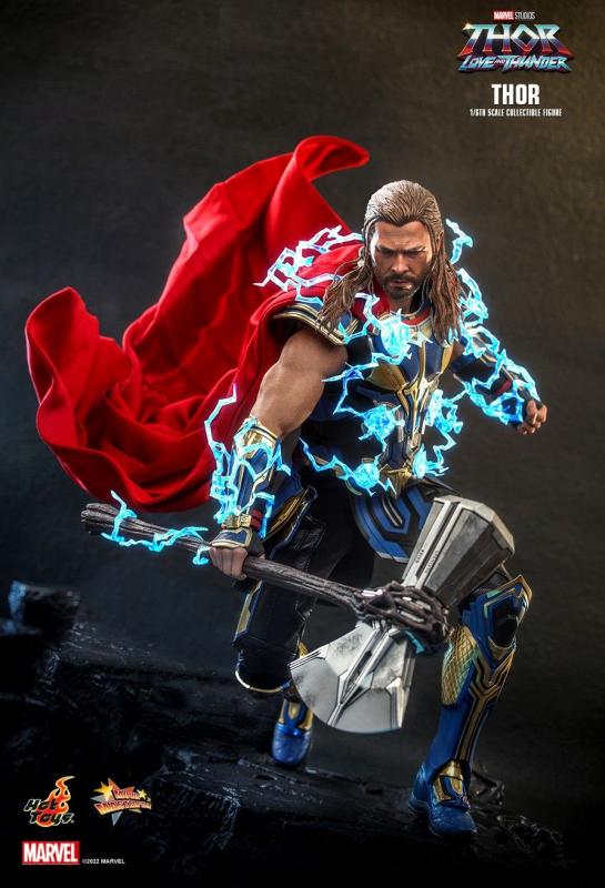 Chris Hemsworth As THOR The Love and Thunder LED Light Up Sixth Scale Collectible Figure