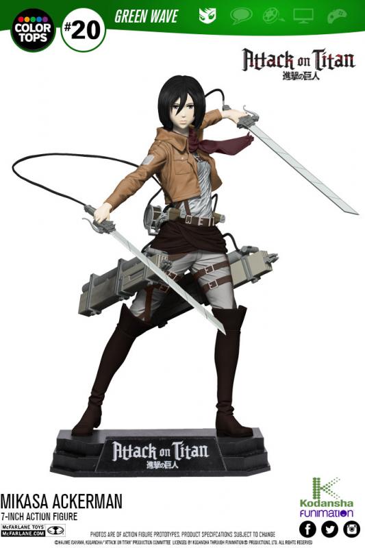 Mikasa Ackerman Action Figure