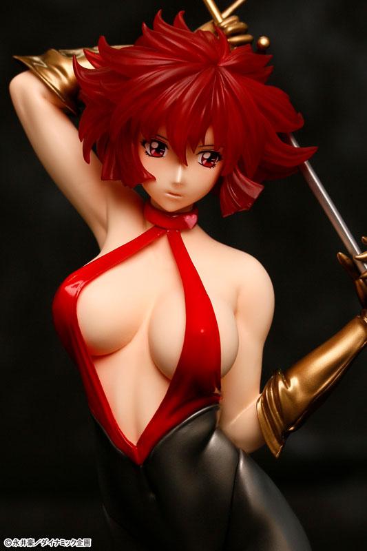 Disheveled Redhead Cutie Honey Sexy Anime Figure