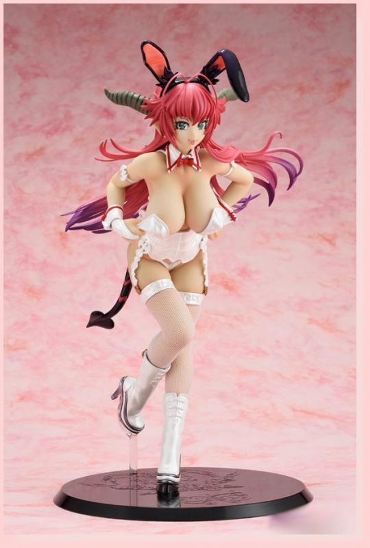 Asmodeus In A White Bunny Outfit Sexy Sexy Anime Figure